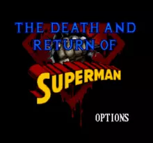 Image n° 4 - screenshots  : Death and Return of Superman, The